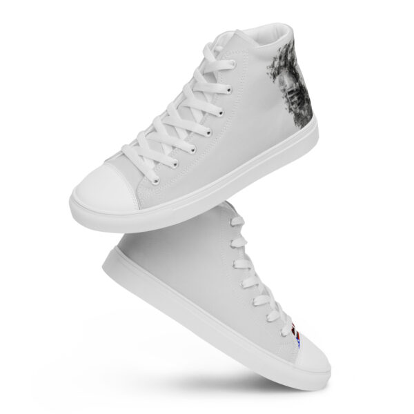 AMCF Smoked Out high top canvas shoes